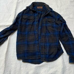 Orvis Blue and Black Shirt Jacket